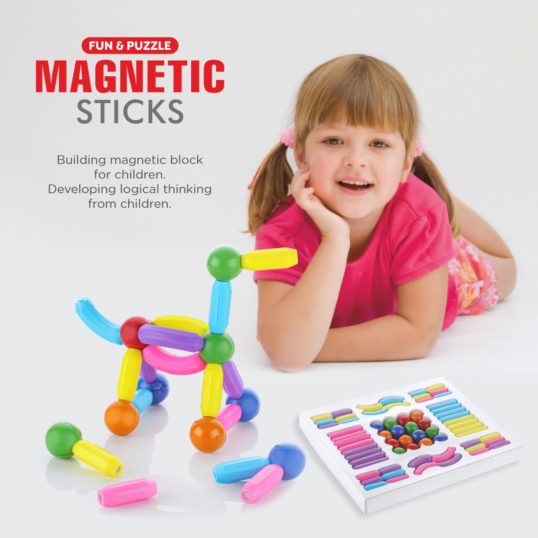 Magnetic sticks shop for kids